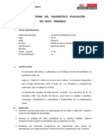 1°b - Informe Del Diagnostico Evaluacion 1° B (2021)