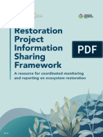 Restoration Project Information Sharing Framework: A resource for coordinated monitoring and reporting on ecosystem restoration