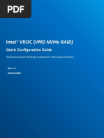 Intel VROC Quick Configuration Guide