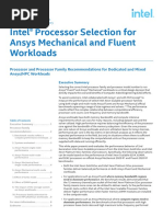 Ansys Benchmarking White Paper