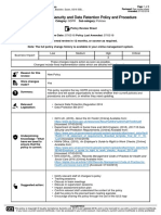 GDPR03 - Data Security and Data Retention Policy and Procedure