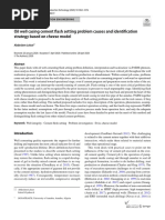 Oil Well Casing Cement Flash Setting Problem Causes and Identification Strategy Based On Cheese Model