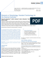 Elements of Morphology. Standard Terminology For External Genitalia