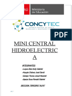 Feria de Ciencias Minicentral Hidroelectrica