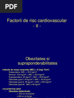 4 Factori de risc CV, Obezitate, Lipide, HTA