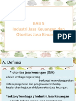 Bab 5 Industri Jasa Keuangan Dan Otoritas Jasa Keuangan