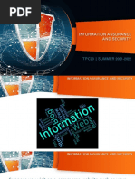 Information Assurance and Security: ITPC23 - SUMMER 2021-2022