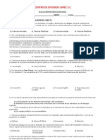 Examen Ciencias Sociales, General