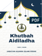 Khutbah Hari Raya Aidiladha 1443H 2022M