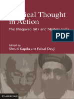 Dr Shruti Kapila, Dr Faisal Devji - Political Thought in Action_ The Bhagavad Gita and Modern India-Cambridge University Press (2013)