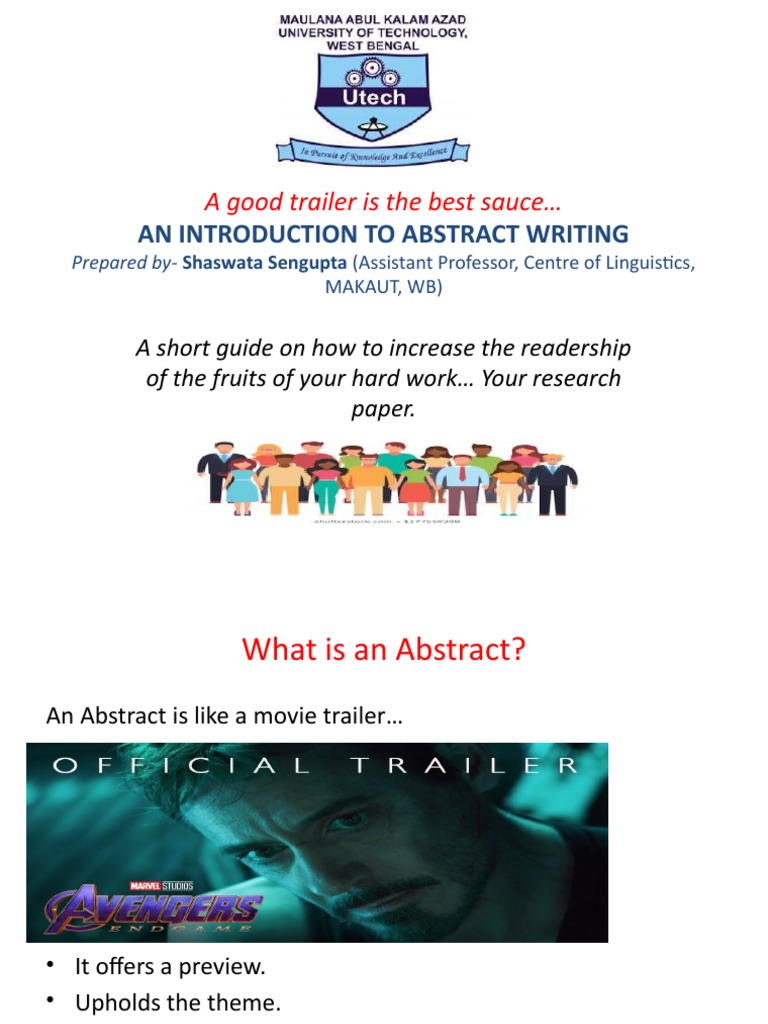 Crafting Effective Research Abstracts | PDF