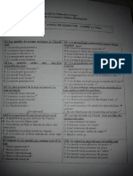 Examen2 +corrigé - Anatomie - Univ Alger 2016