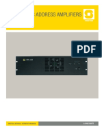 Vpa Public Address Amplifiers: Installation & Service Manual