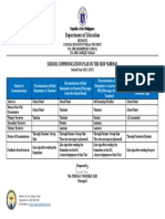 DepEd Sta. Ines School Communication Plan