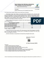 Surat Himbauan Percepatan Survei