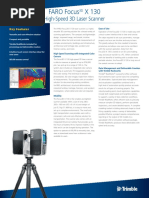 FARO Focus X 130: High-Speed 3D Laser Scanner