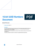 16-Bit UUID Numbers Document