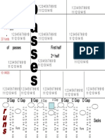 First Half 2 Half of Passes: 30 Yards