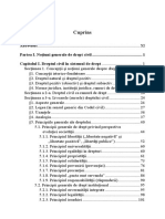 Elemente de Drept Civil - Cuprins