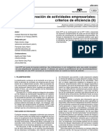 Coordinación de actividades empresariales: criterios de eficiencia (II