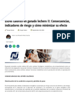 Estrés Calórico en Ganado Lechero II - Consecuencias, Indicadores de Riesgo y Cómo Minimizar Su Efecto