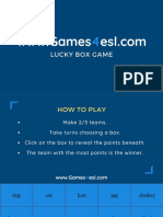 Animals Lucky Box PPT Game