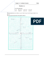 Exercise: Class IX Chapter 11 - Coordinate Geometry Maths