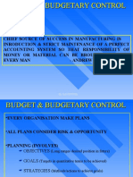 Budget & Budgetary Control