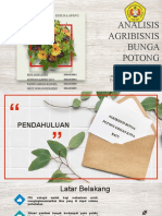 Laporan PKL Kelompok 1 - Bunga Potong Krisan Batu