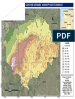 Mapa Tematico Curvas de Nivel Municipio de Turbaco