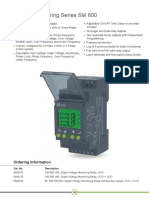 Voltage Monitoring Series SM 800: Ordering Information