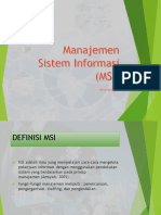 Materi 3 - Manajemen Sistem Informasi (Anwar)