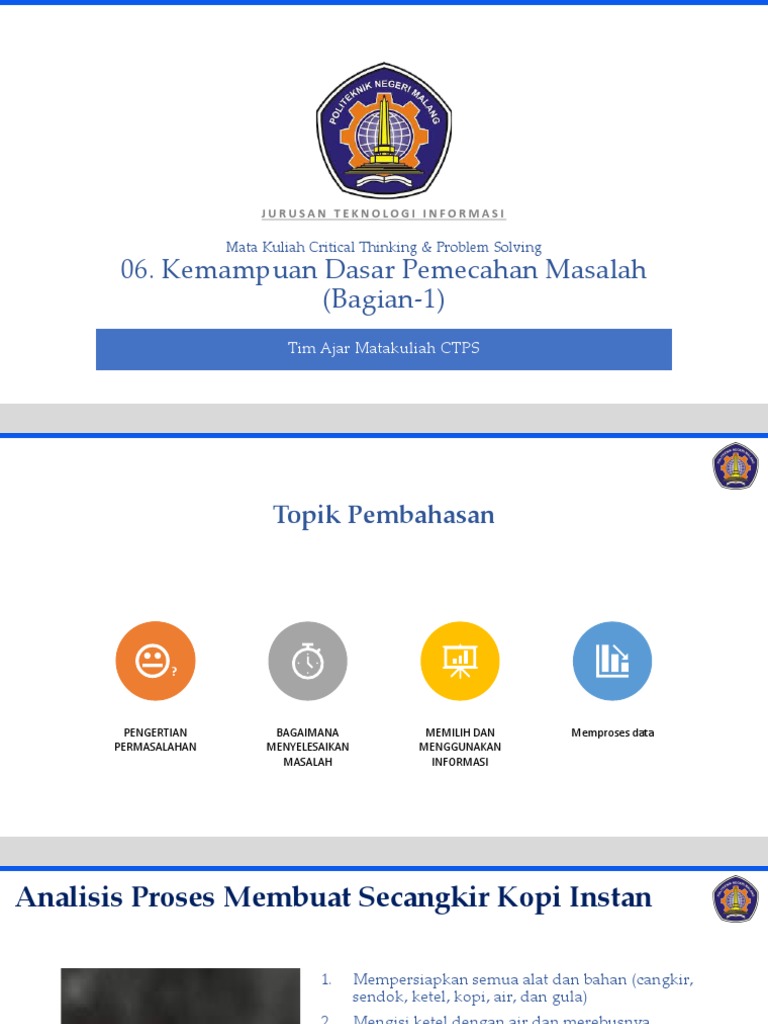 latihan keterampilan pemecahan masalah
