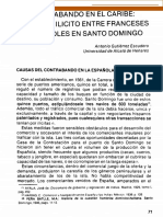 Contrabando en El Caribe: Comercio Ilícito Entre Franceses Y Españoles en Santo Domingo