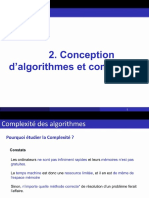 1-2 - Conception D'algorithmes Et Complexité
