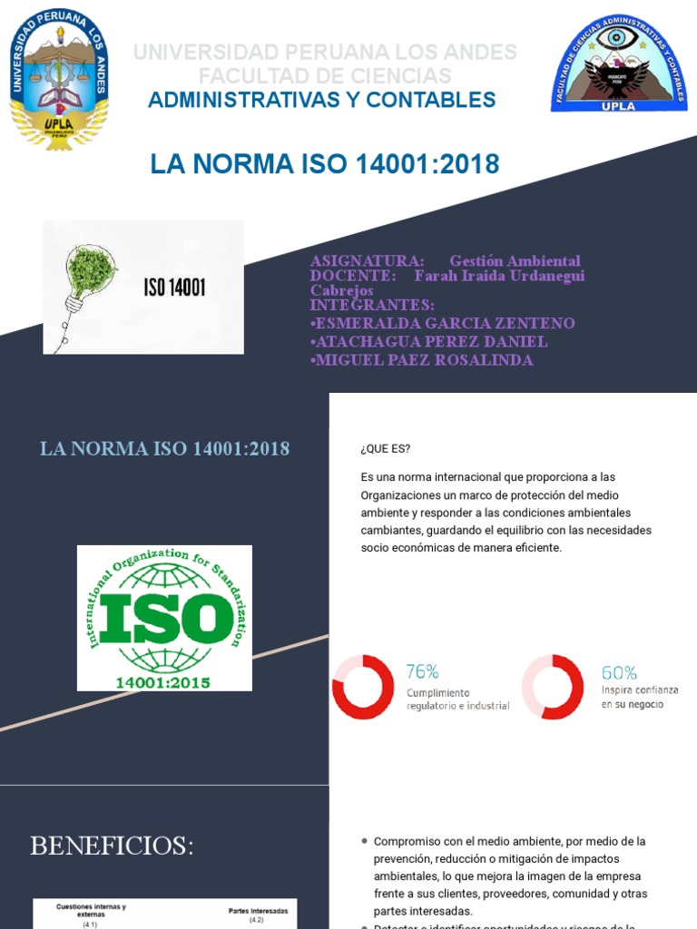 La Norma Iso 14001 - 2018 | PDF | Entorno natural | Residuos