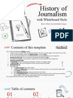 History of Journalism With Whiteboard Style