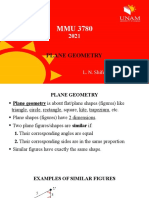 MMU 3780 Plane Geometry Notes