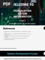 Welcome To: Pengauditan Sistem Information