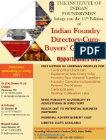 Indian Foundry Directory-Cum-Buyers' Guide 2021: Opportunities For.