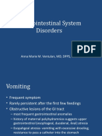 Gastrointestinal System Disorders: Anna Marie M. Ventulan, MD, DPPS, DPSNBM