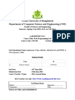 Green University of Bangladesh Department of Computer Science and Engineering (CSE)