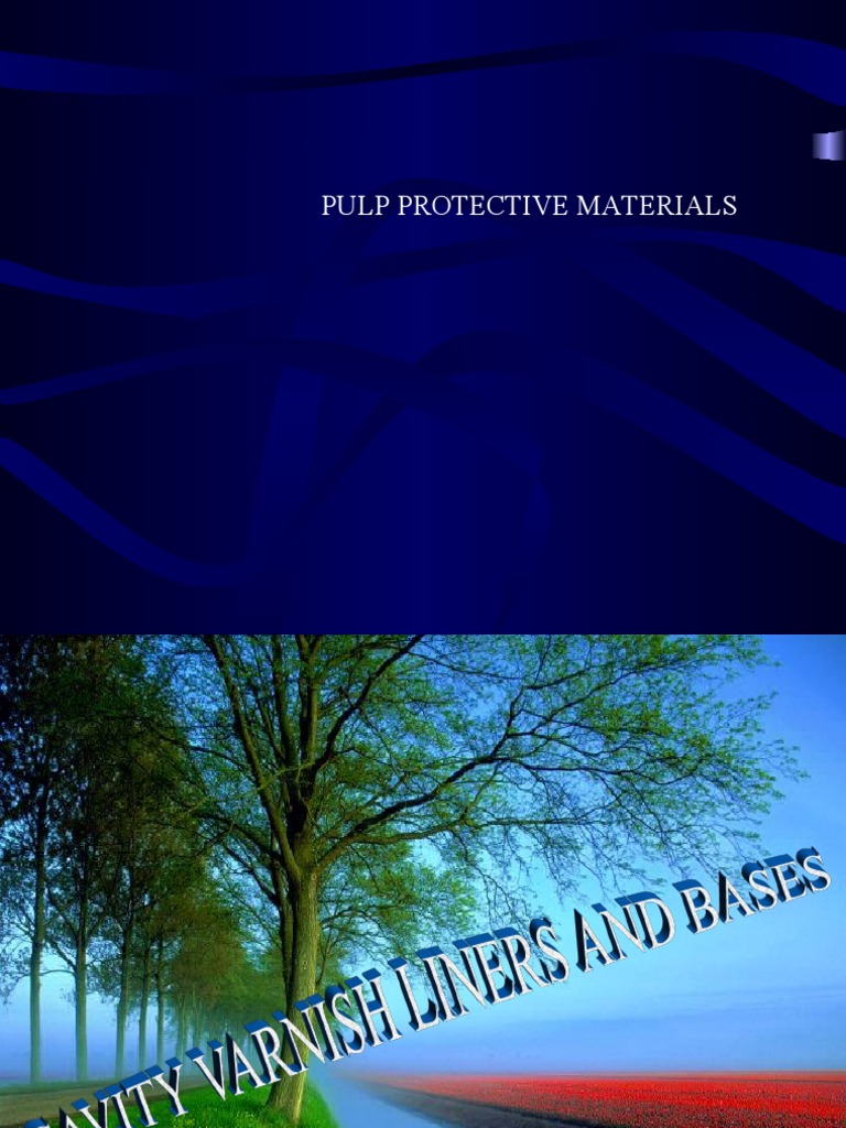 Cavity Liner, Base and Varnish Sante PDF Varnish Dentistry