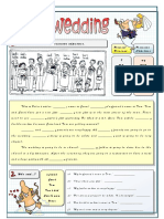 Their Wedding Possessive Adjectives Grammar Drills Information Gap Activities Picture - 81593