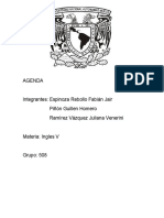 Agenda Integrantes: Espinoza Rebollo Fabián Jair Piñón Guillen Homero Ramírez Vázquez Juliana Venerini Materia: Ingles V Grupo: 508