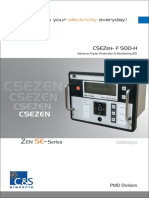 CSEZEN F550 Catalogue
