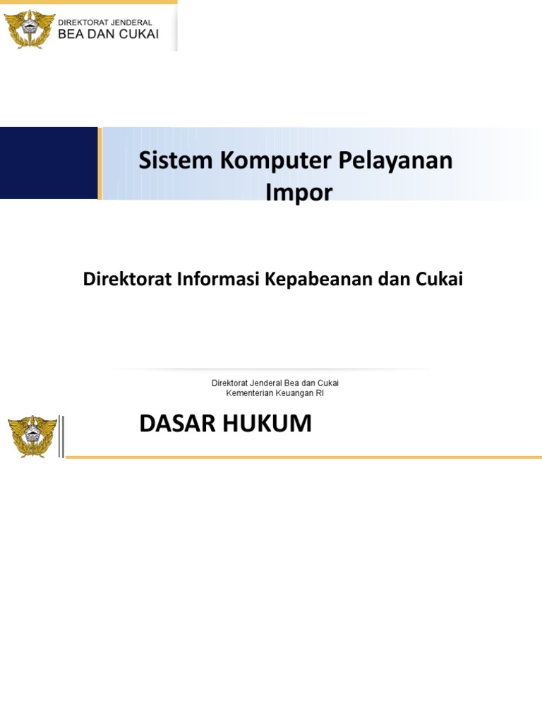 Pembaruan Modul PIB dan CEISA | PDF