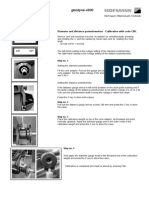 Calibration Instructions Geodyna 4300: Page 1 of 7 Date 2 October 2001