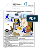 Trabajo N°5 Actos y Condiciones Inseguras-Peligros y Riesgos - Jason Alexander Zutara Norales Rev. 000