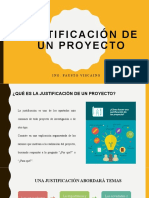 Justificación de Un Proyecto